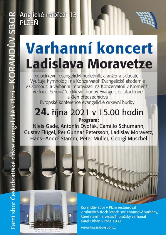 Varhanní koncert Ladislava Moravetze